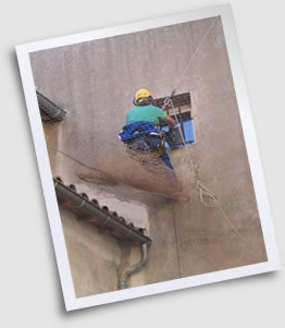 Travaux sur façade